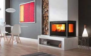 corner fireplace insert