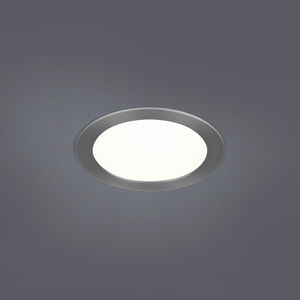 recessed downlight / LED / round / aluminium