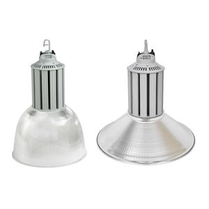 hanging light fixture / LED / round / metal