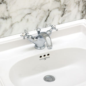 double-handle washbasin mixer tap