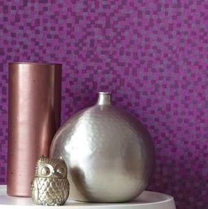 contemporary wallpaper / striped / geometric pattern / plain
