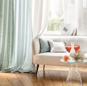 plain sheer curtain fabric