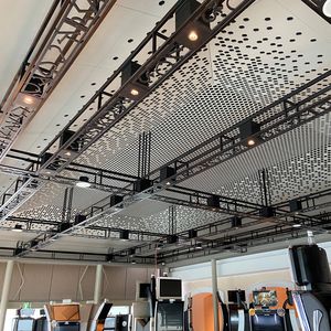 wooden suspended ceiling