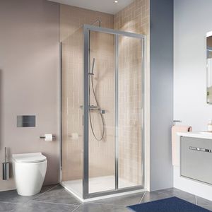 glass shower cubicle