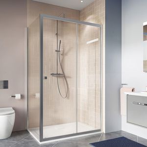 glass shower cubicle