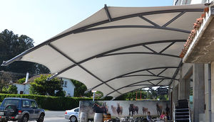 metal frame tensile structure