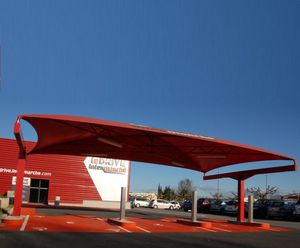 metal frame tensile structure 1