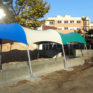 metal frame tensile structure