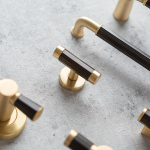chromed metal furniture handle