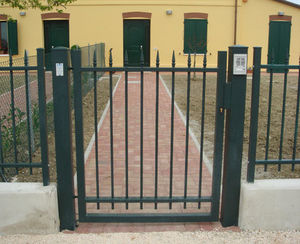 steel garden gate