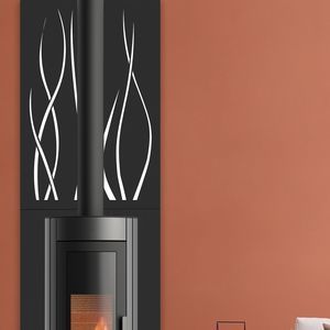 wall-mounted heat shield 1