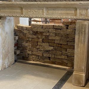 Louis XVI style fireplace mantel