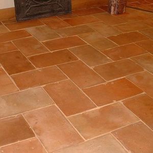 clay hexagonal tiles