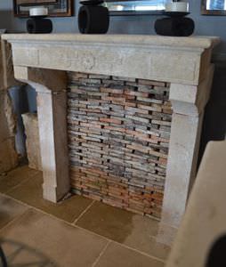Louis XIII fireplace mantel 1