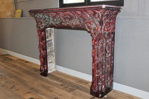 Art Nouveau fireplace surround / stone