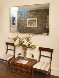 wall-mounted TV mirror