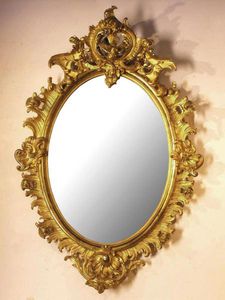 wall-mounted mirror