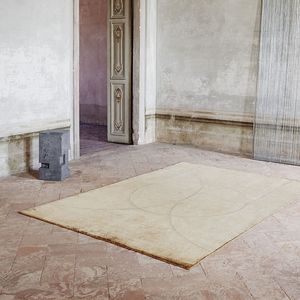 contemporary rug / patterned / New Zealand wool / viscose