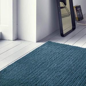 contemporary rug / plain / New Zealand wool / rectangular