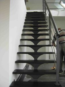straight staircase