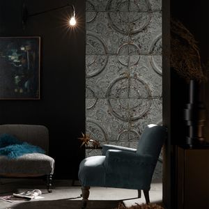 vintage wallpaper / vinyl / patterned / non-woven