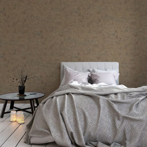 contemporary wallpaper / plain / concrete look / brown
