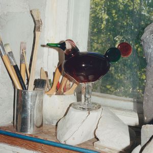 blown glass sculpture