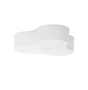 contemporary ceiling light / aluminum / PMMA / incandescent
