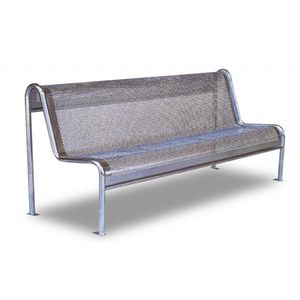 contemporary public bench