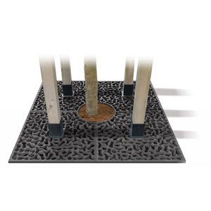 square tree grate / steel