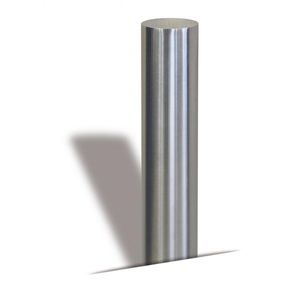 security bollard / stainless steel / removable / high