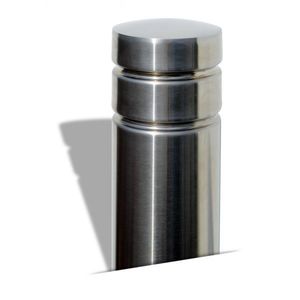 security bollard / stainless steel / removable / high