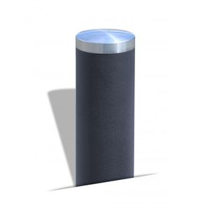 security bollard / steel / aluminum / removable