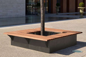 exotic wood planter