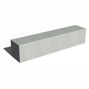 contemporary public bench
