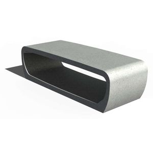 contemporary public bench