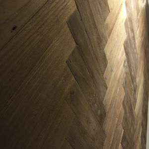 solid parquet floor