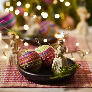 plant fiber christmas decoration 1