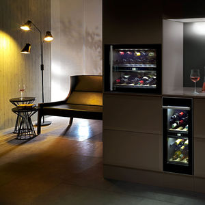 built-in wine cabinet