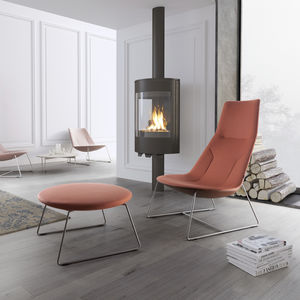 contemporary fireside chair