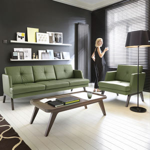 contemporary coffee table / wooden / metal / rectangular
