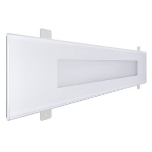 surface-mounted light fixture / LED / linear / aluminum