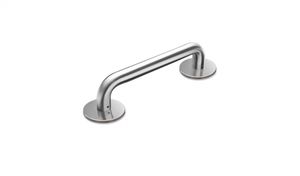 stainless steel grab bar / straight / wall-mounted / commercial