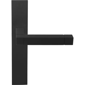 door handle / painted metal / stainless steel / polished stainless steel