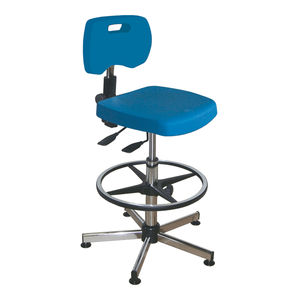 chrome steel task chair