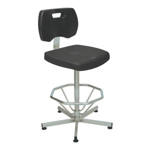 stainless steel task chair