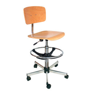 chrome steel task chair