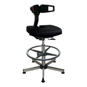 chrome steel task chair