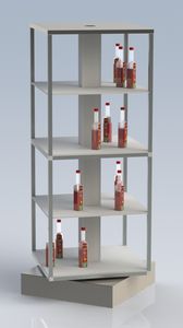 aluminum bottle rack