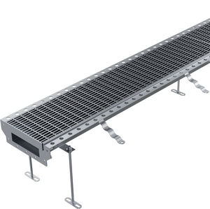 drainage channel with grating